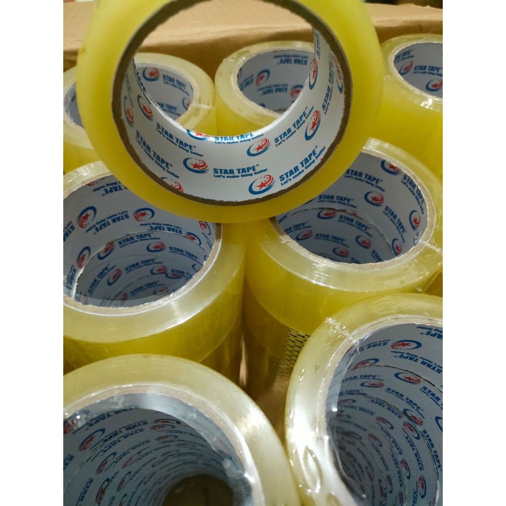 

STAR TAPE OPP Lakban Bening 45MM x 100Y
