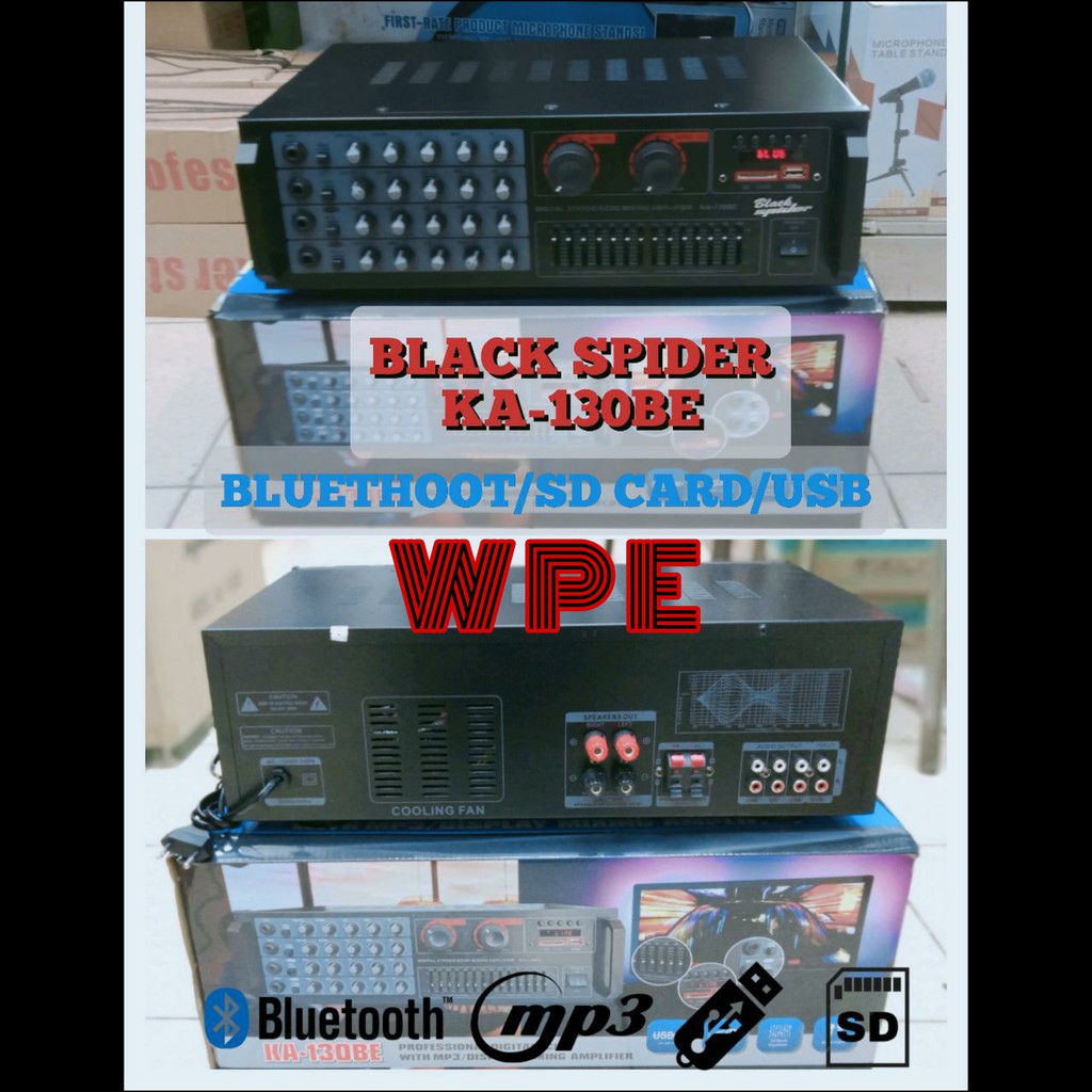 AMPLI BLACK SPIDER KA 130 BE AMPLIFIER BLACKSPIDER KA 130BE KA130BE