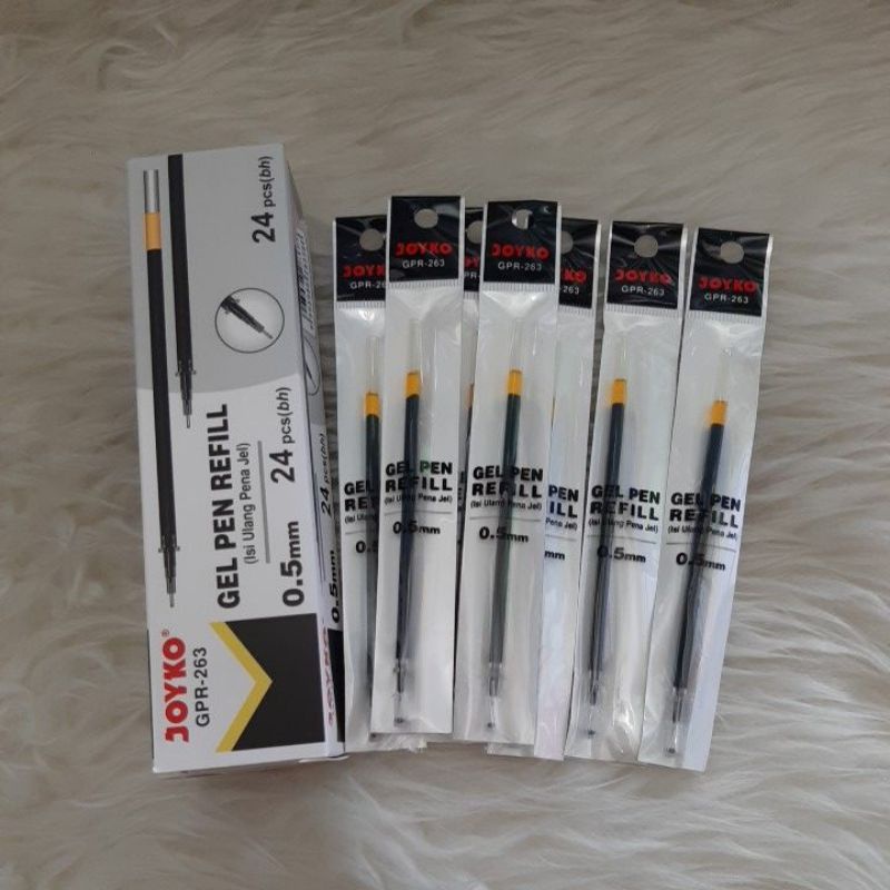 

Isi Pulpen Joyko GPR-263 / Refil Gel Pen Joyko Hitam