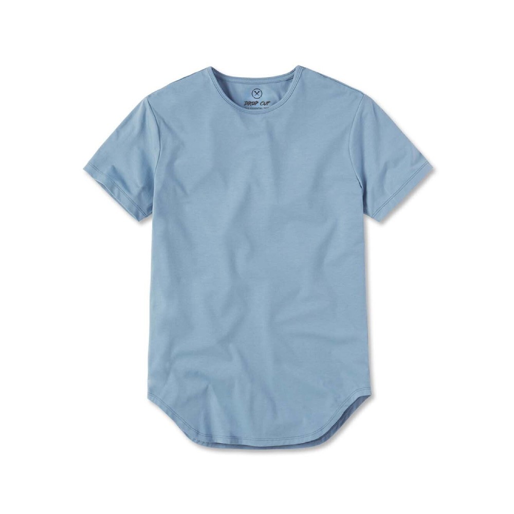 Drop Cut Lux Blend | Kaos Polos Pria Anti Bakteri | Katun US. PIMA 30s