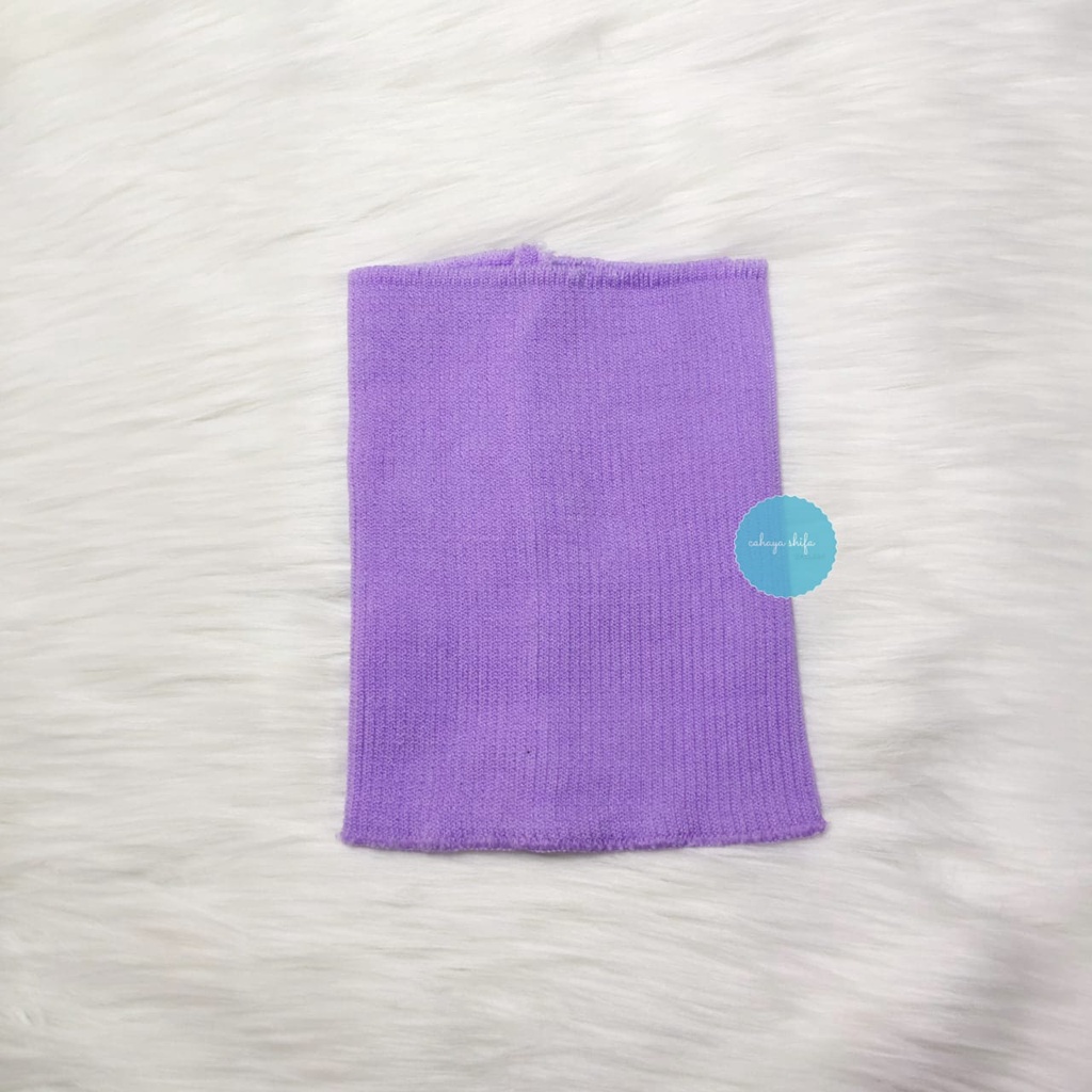 10 pcs bandana ciput rajut 1 warna termurah inner muslimah (ciput shilvi)