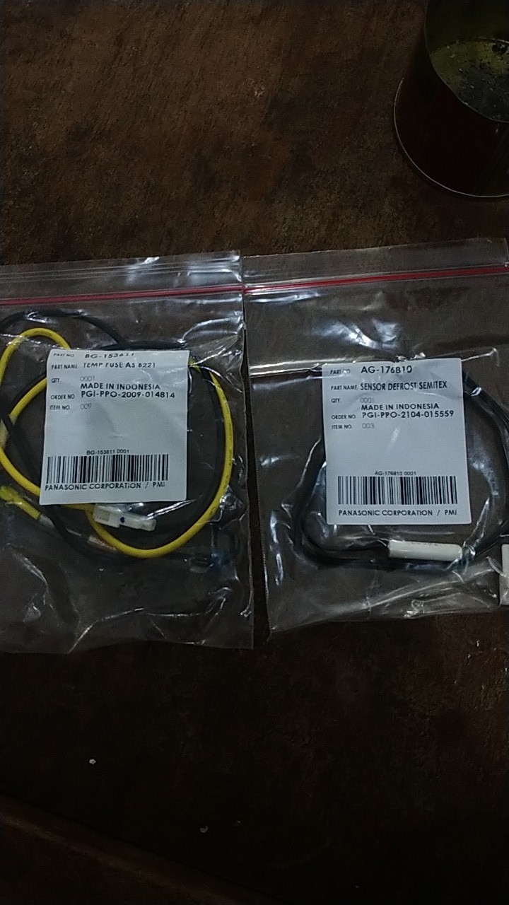 Temp / Heater / Thermal Fuse Sekring Lemari Es Panasonic 2 Pintu