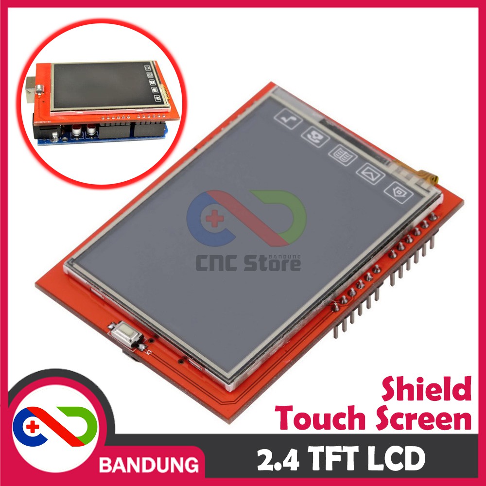 2.4 TFT LCD TOUCH SHIELD MODULE FOR ARDUINO UNO MEGA