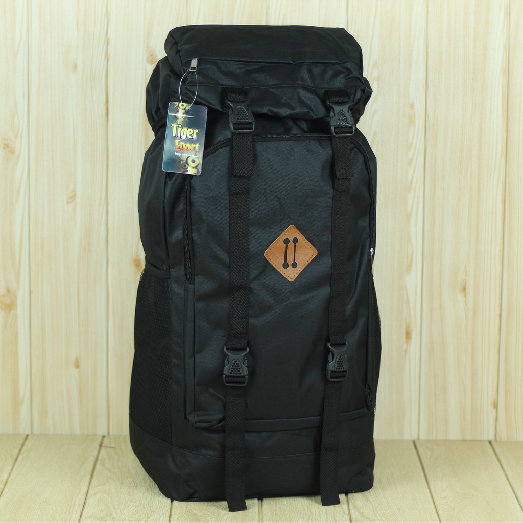 Tas Gendong Distro Gunung Hitam Back Pack Outdoor Olahraga Hiking Ransel Pria Keren Kece Berkualitas