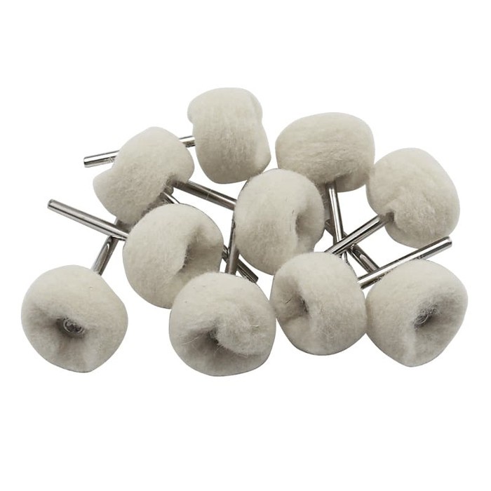 Polishing Wheel WOOL Buffing Poles Polish Mini Grinder Dremel WB18