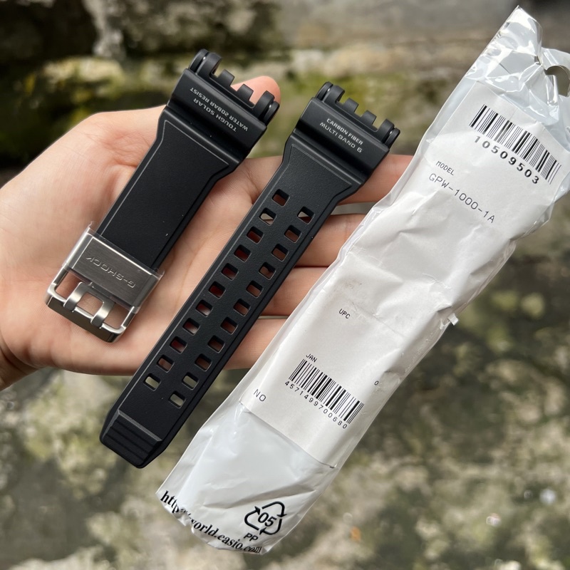 Tali jam tangan casio g-shock strap band original GPW-1000 1A GPW 1000
