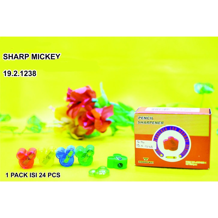 

Rautan Pensil Serutan Sharpener Mickey Orotan Murah