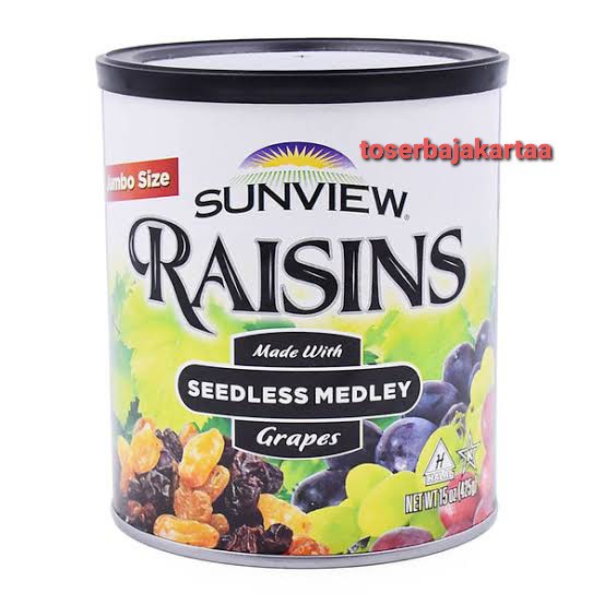 

Sunview Raisins Black Seedsless 425 gram