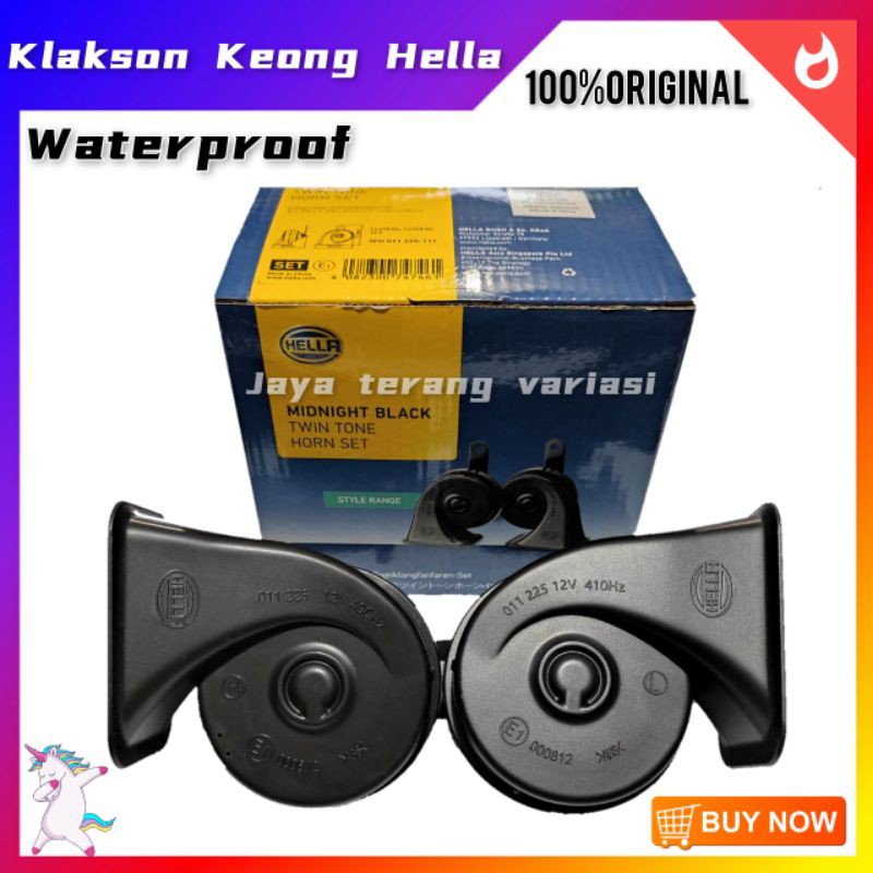 KLAKSON HELLA KEONG MIDNIGHT BLACK 100% ORIGINAL