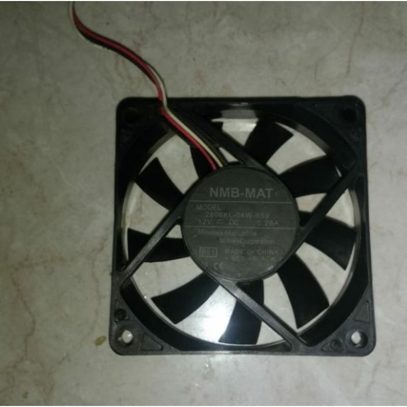FAN 7CM KIPAS PROYEKTOR TOSHIBA TDP-TW100 ORIGINAL NMB 2806KL-04W-B59 GARANSI
