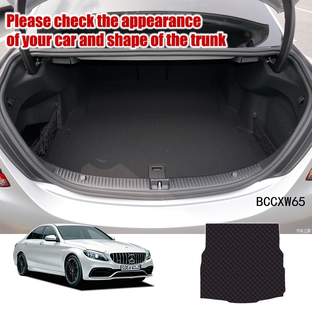 Matras Bagasi Mobil Bahan Kulit Untuk Mercedes AMG C Class 2015 2016 2017 2018 2019 2020