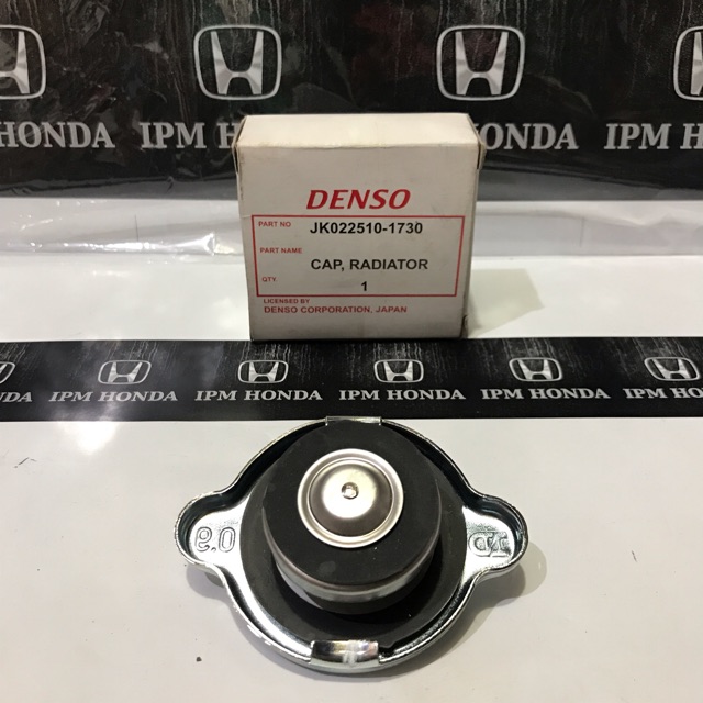1730 Tutup radiator Honda Civic Hi Deluxe 1976-1979 Excellent 1980-1983 Wonder 1984-1987 Accord 1978-1981 Executive 1982-1985 Denso JK022510-1730  Cap radiator