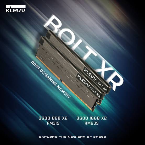 Klevv DDR4 Bolt XR Series 3600Mhz 16GB (2x8GB)