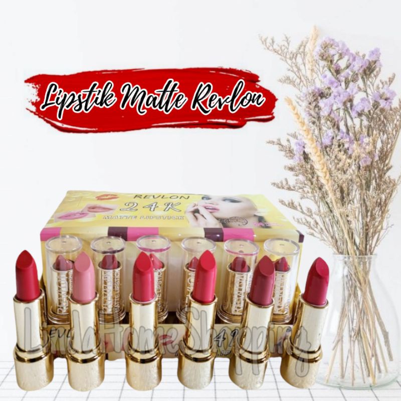 [PER LUSIN] LIPSTICK REVLON  MATTE / Lipstik Maybeline Matte