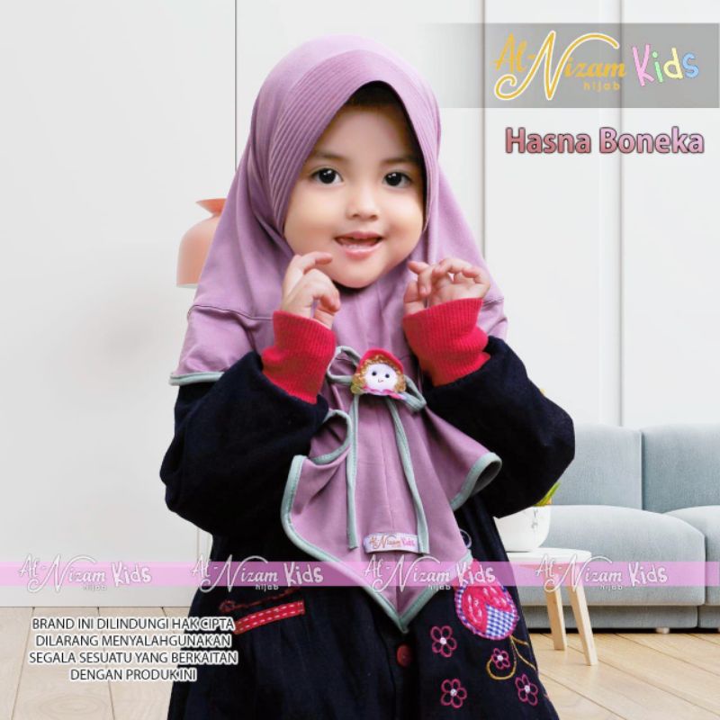 Hijab Anak Hasna Boneka by Al-Nizam