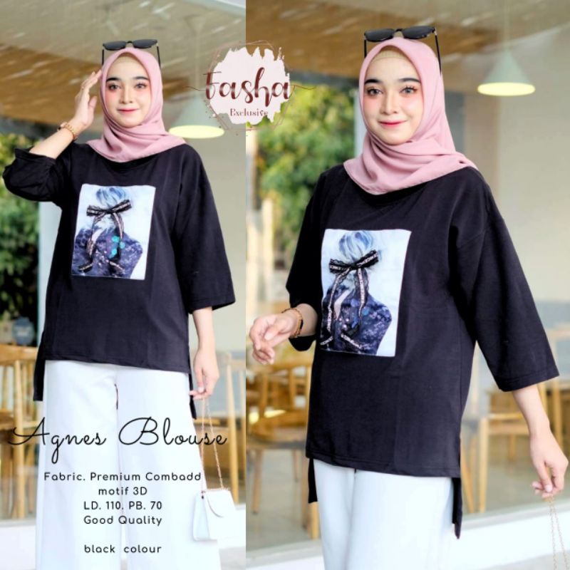 AGNES BLOUSE LD110 BY FASHA HIJAB