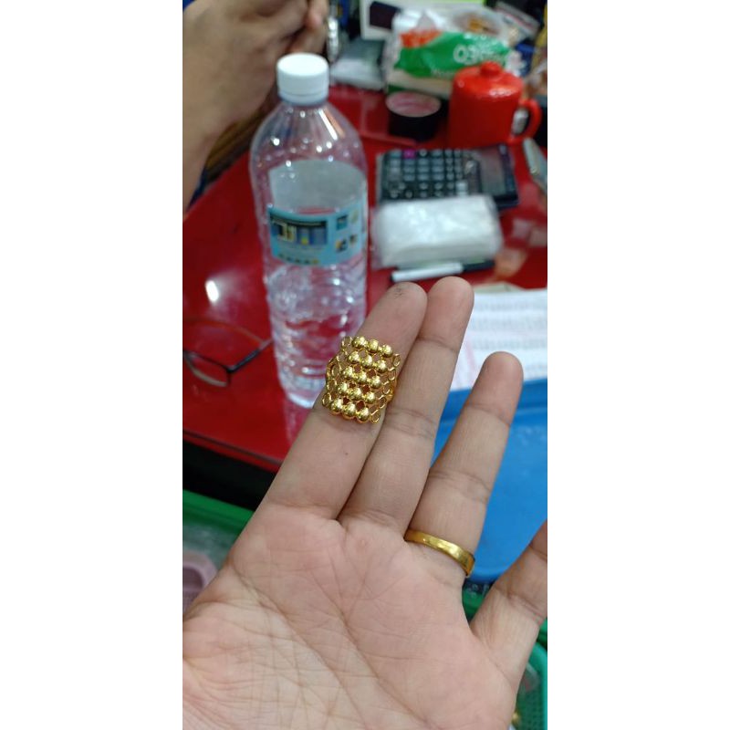 Cincin lapis emas 24k/london,kualitas Golden,awet,than lama,bisa cincin nikah,kado,Persis kayak asli