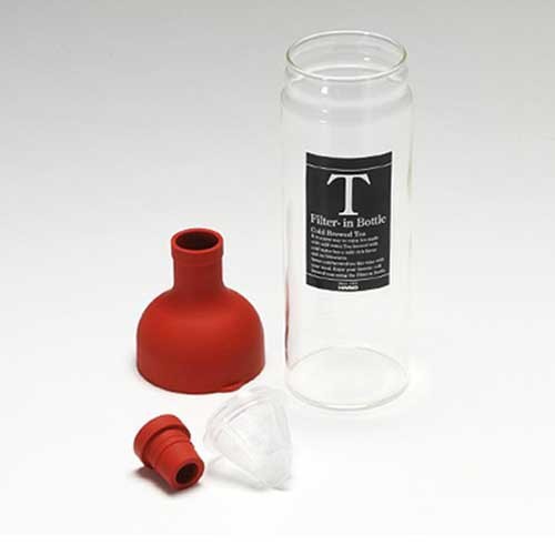 Hario Filter Bottle Red FIB-75-R | Tea Brewer | Alat Seduh Teh-2