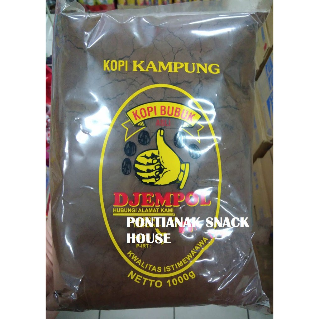 

Kopi Bubuk DJEMPOL Pontianak - Kopi Kampung 1 KG (Lebih Pekat Kopinya)