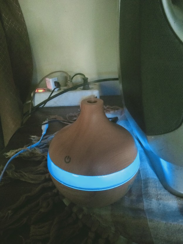 Ultrasonic Humidifier Aroma Essential Oil Diffuser 300ml - Humi Kjr-j003 - Wooden