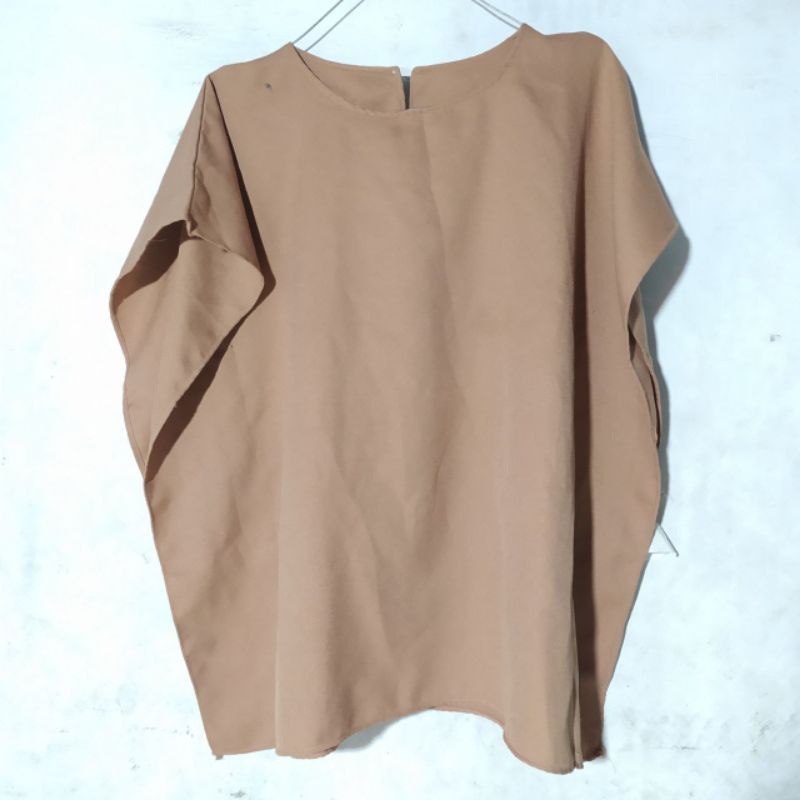 Vest coklat kotak [Tangan Manis]