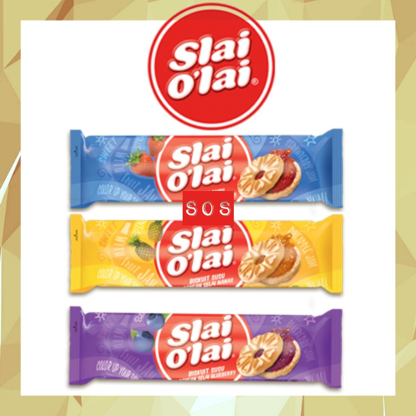 

《OS3》 Mayora Slai O Lai biskuit selai buah - slai Olai