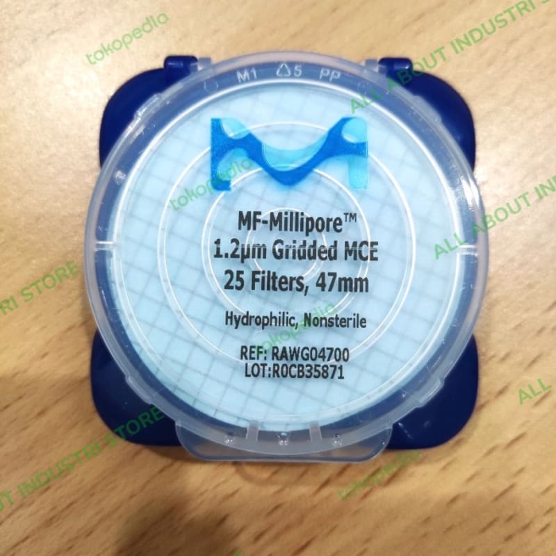 MEMBRAN FILTER KERTAS SARING MF-MILLIPORE 1.2 MIKRON 47MM 12um 1.2um RAWG04700 MILLIPORE