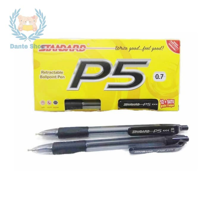 

TERBARU PULPEN STANDARD P5 CLICKER 0.7MM ( PER LUSIN )