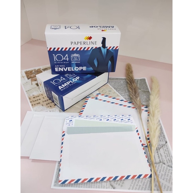 

AMPLOP PAPERLINE PPL 104 APS GARIS | 104 PPS POLOS (1BOX=100LBR)