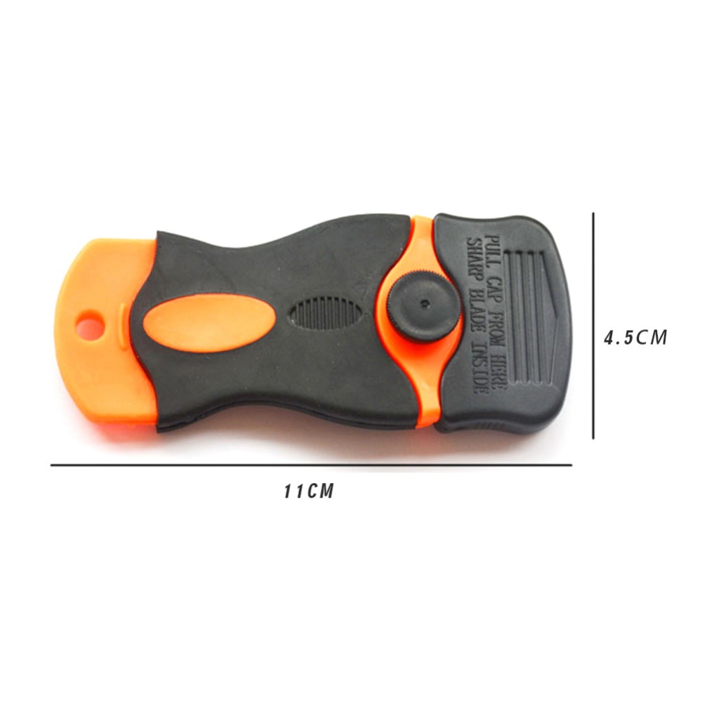 Pisau Pengupas Stiker Serbaguna Scraper Knife for Car Sticker QD-0485 - Orange