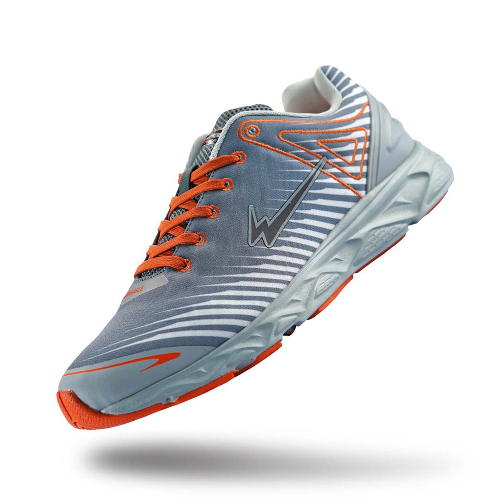 SALE Sepatu Eagle Speedline Grey Orange Running Shoes Original Only Limited
