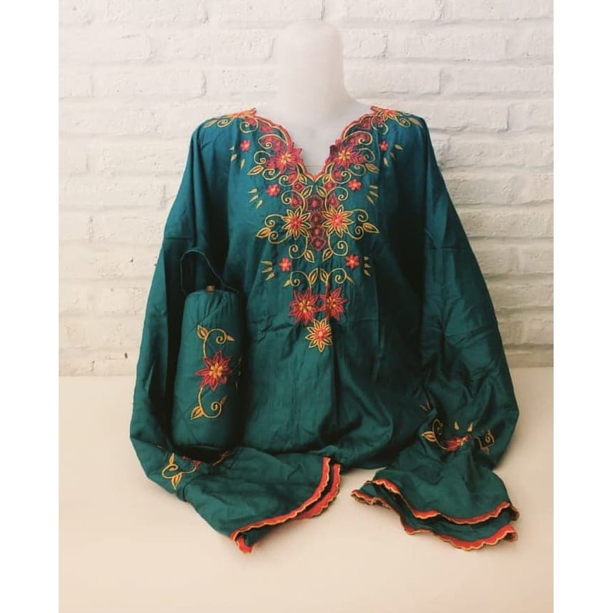 Diskon !!! Azurra Shop Mukena Abaya Abrari Bunga All Size Fit To Xl Mekena Dewasa Fashion Muslim