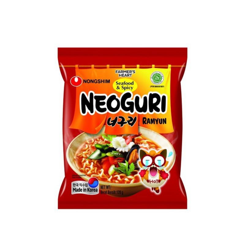

NONGSHIM Neoguri Ramyun 120 gr Made in Korea [ORIGINAL KOREA 100%]