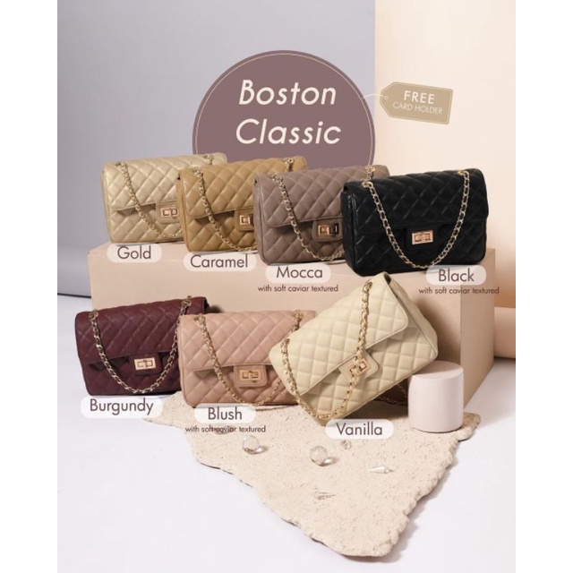 Boston bag heylocal.id [mocca]