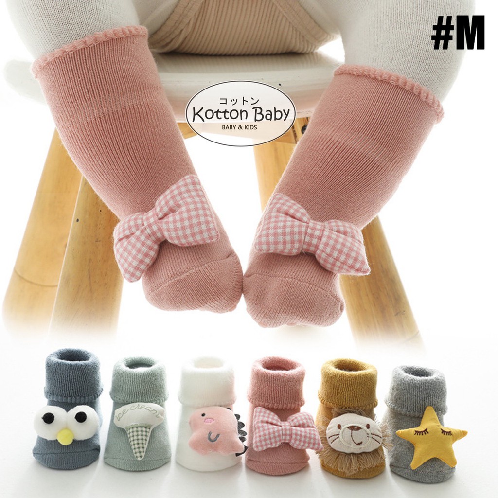 0-3 thn | KAOS KAKI BAYI ANAK IMPOR NEWBORN SOCKS LUCU KARAKTER KARTUN jczz catalog vol.M