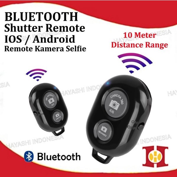 Tomsis Bluetooth Remote Shutter Smartphone Kamera Android IOS Iphone