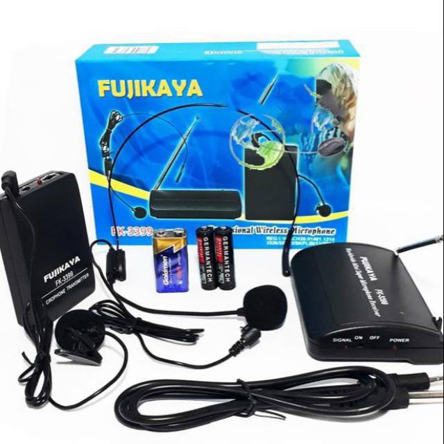 Mic wireless Clip on + headset