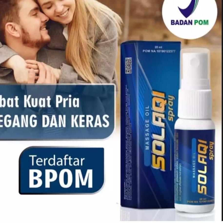 Terlaris BIG SALE RAMADHAN-Obat Kuat Solaqi Spray Menambah Stamina Pria Bercinta/Obat Kuat Cair atau