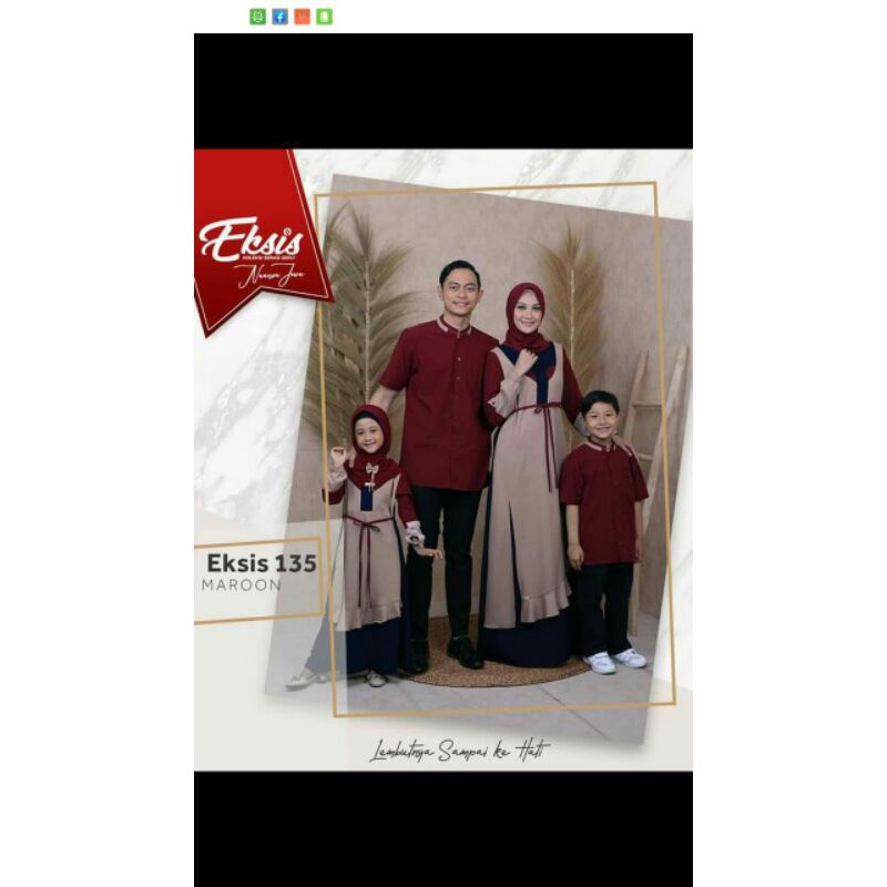 EKSIS 135 MAROON SARIMBIT SEPLY TERBARU SARIMBIT MUSLIM ETHICA 2021