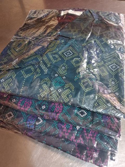 Kemeja Batik Songket Pria Murah Panjang