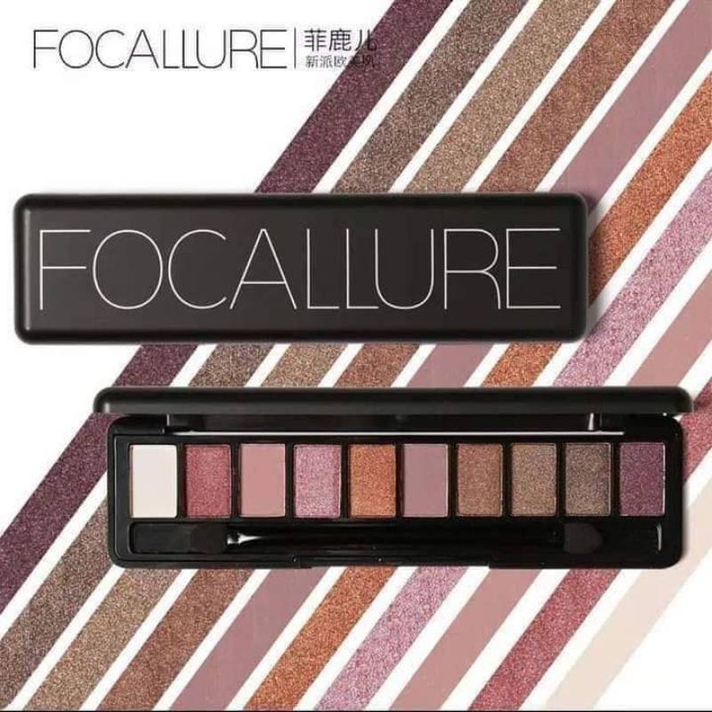FOCALLURE PALETTE EYESHADOW 10 WARNA