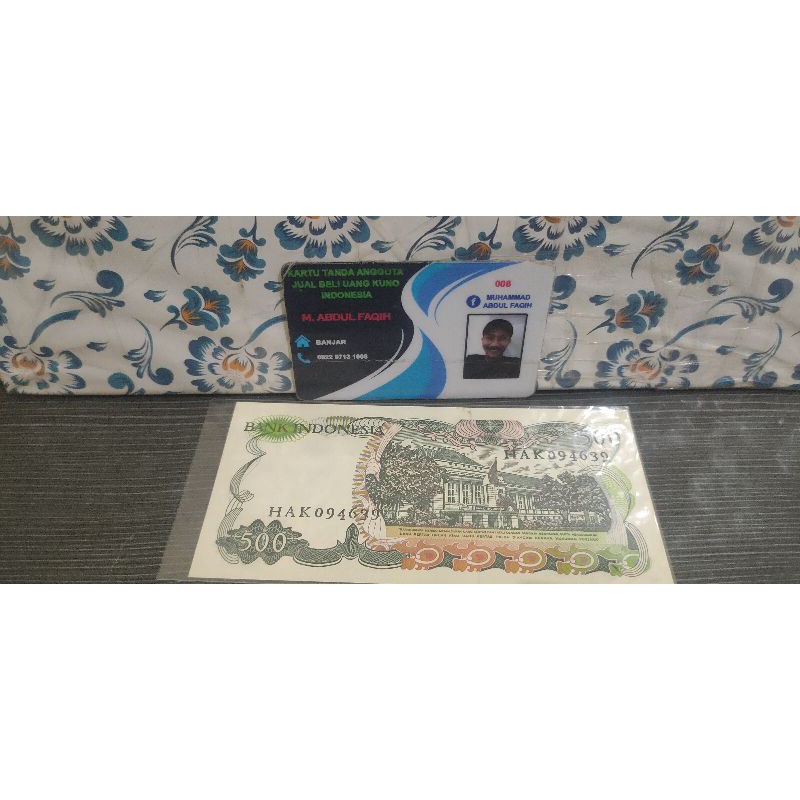 uang kuno 500 rupiah Bungai raflesia