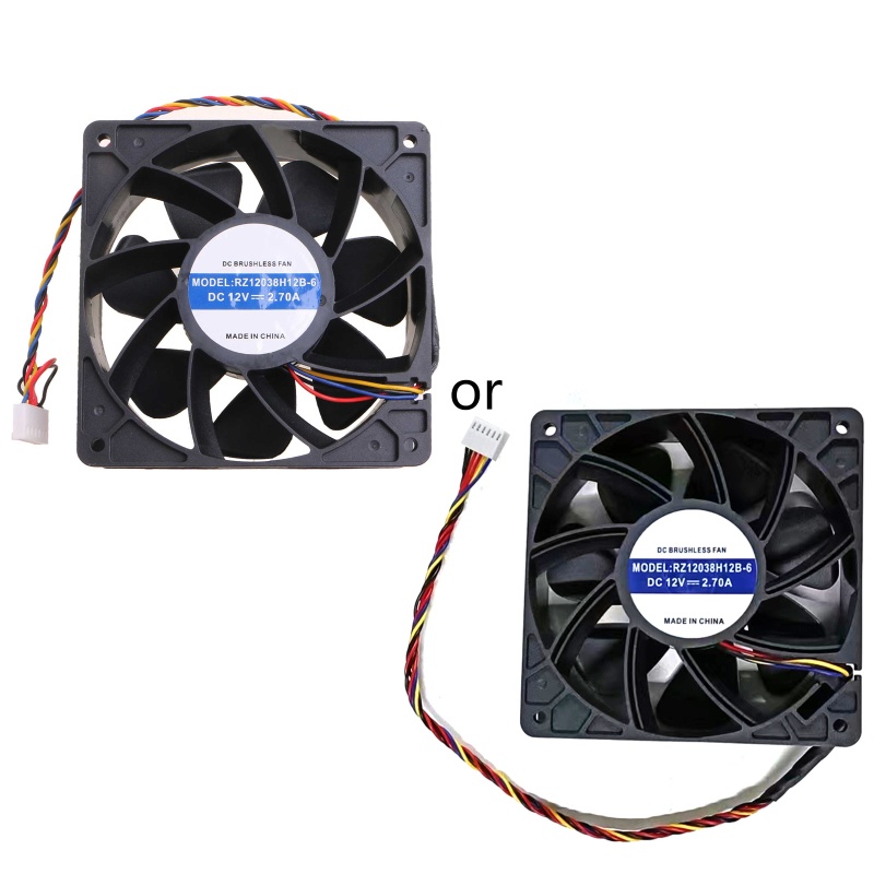 Bt Cooling Fan Untuk Delta RZ12038H12B 12V 12cm 6PIN Pengganti Dual Fan Brushl