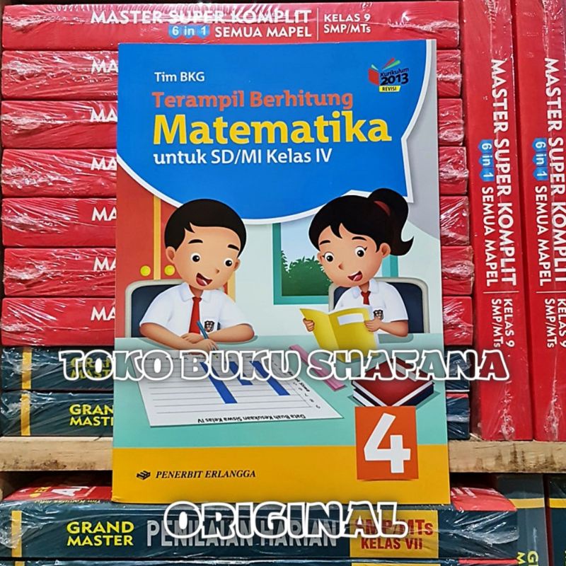 BUKU TERAMPIL BERHITUNG MATEMATIKA KELAS 4 5 6 K13 REVISI PENERBIT ERLANGGA ORIGINAL - KLS IV V VI