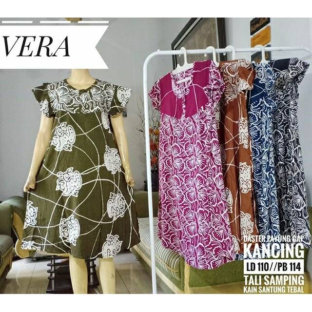 Grosir 5 Baju Daster Cap Vera Batik Pekalongan Shopee Indonesia