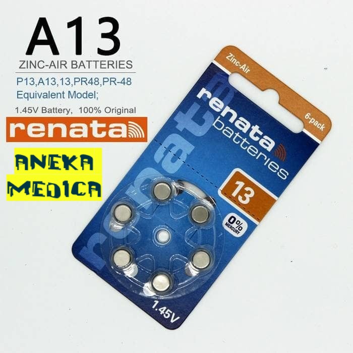 hearing aid renata A13/ baterai Renata A13