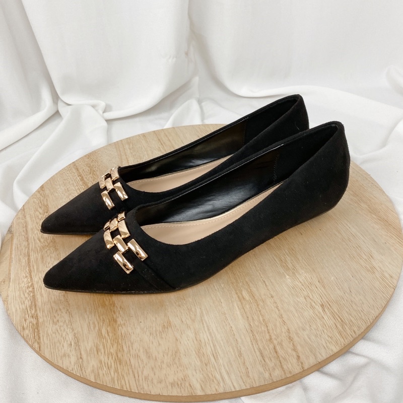 ZR GOLD CHAIN FLATSHOES