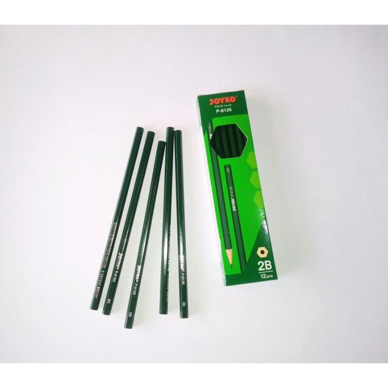 

Pensil Joyko 2B P-8126 Lusinan (12pcs)