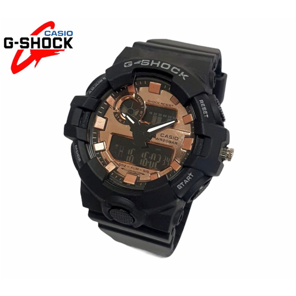 JAM TANGAN PRIA G-SHOCK CASIO GA 700 POLOS / JAM ANTI AIR