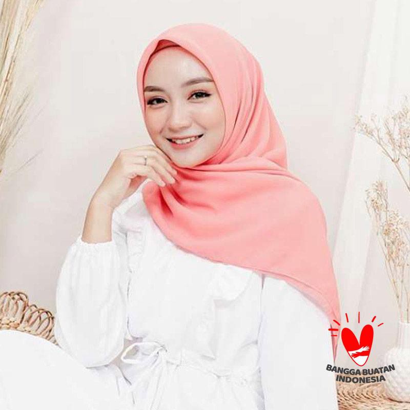 Hijab Bella Square Segi Empat / Kerudung Segi empat Bella Square Pollycotton Premium Termurah